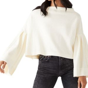 We The Free Bunny Boat Neckline & Cropped Top